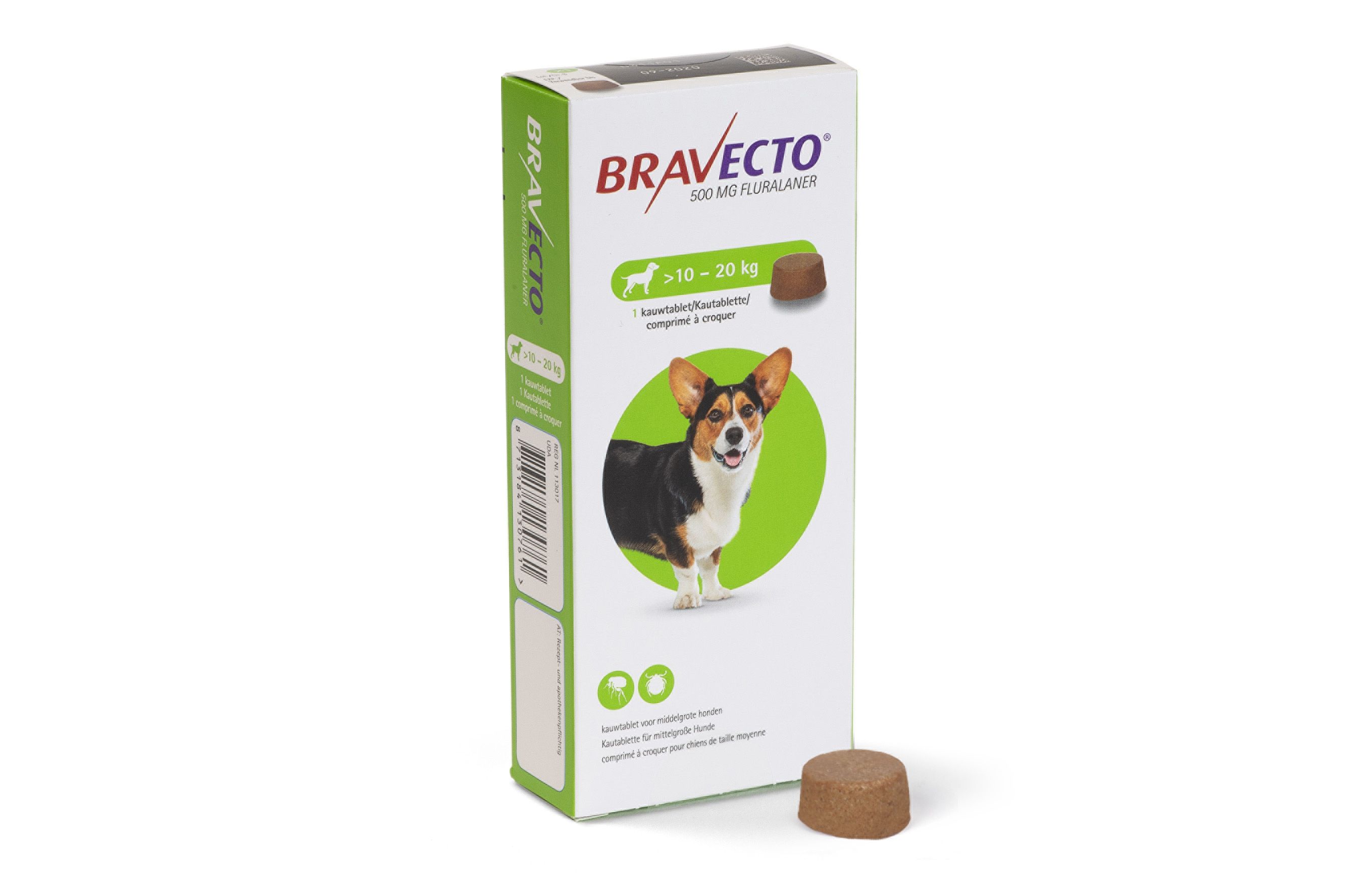 Bravecto Hund 10-20 kg Tablette