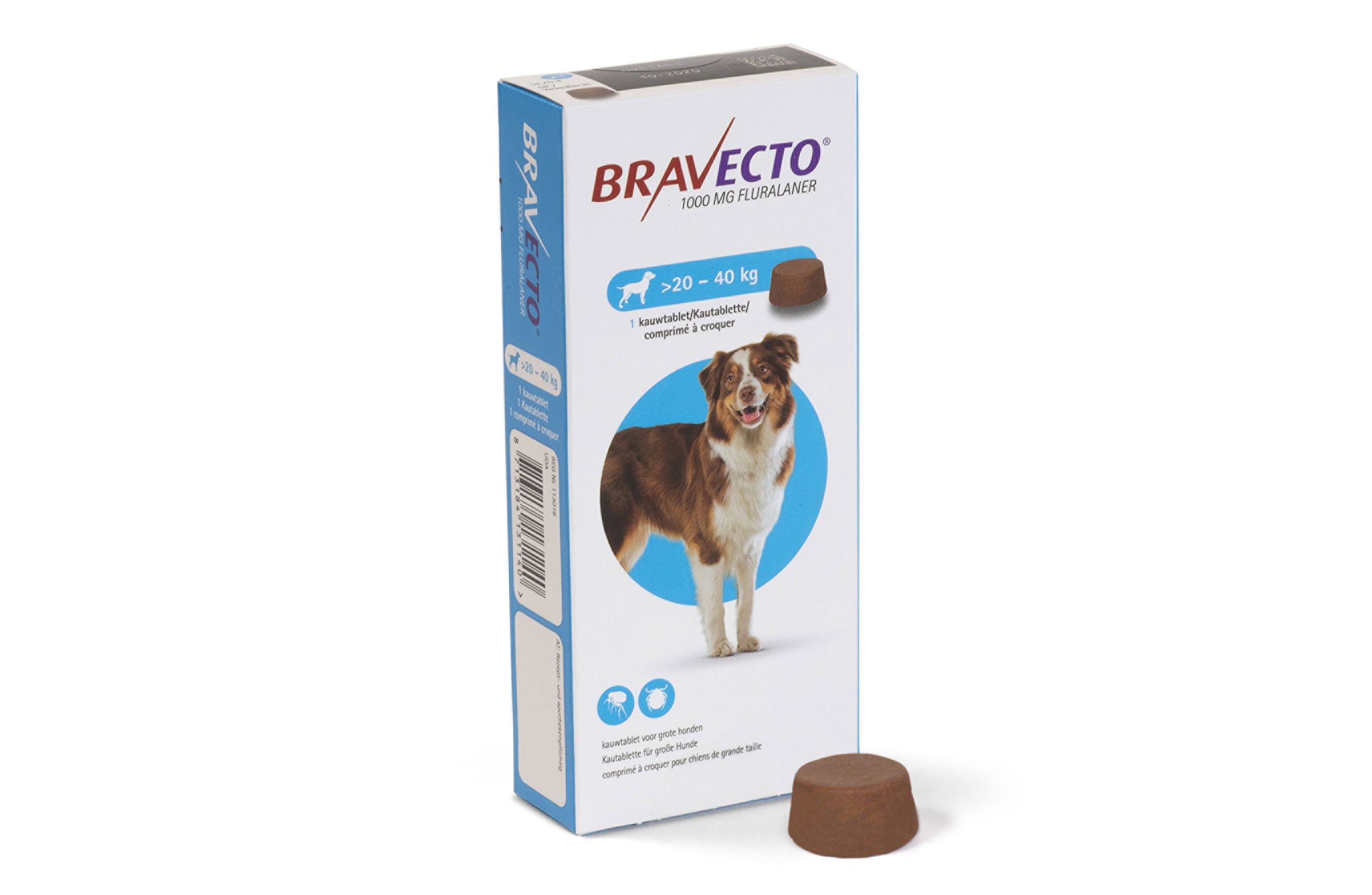 Bravecto Hund 20-40 kg Tablette